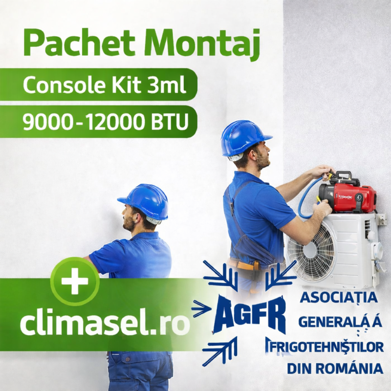 Montaj aer conditionat 7000-12000 BTU Plus