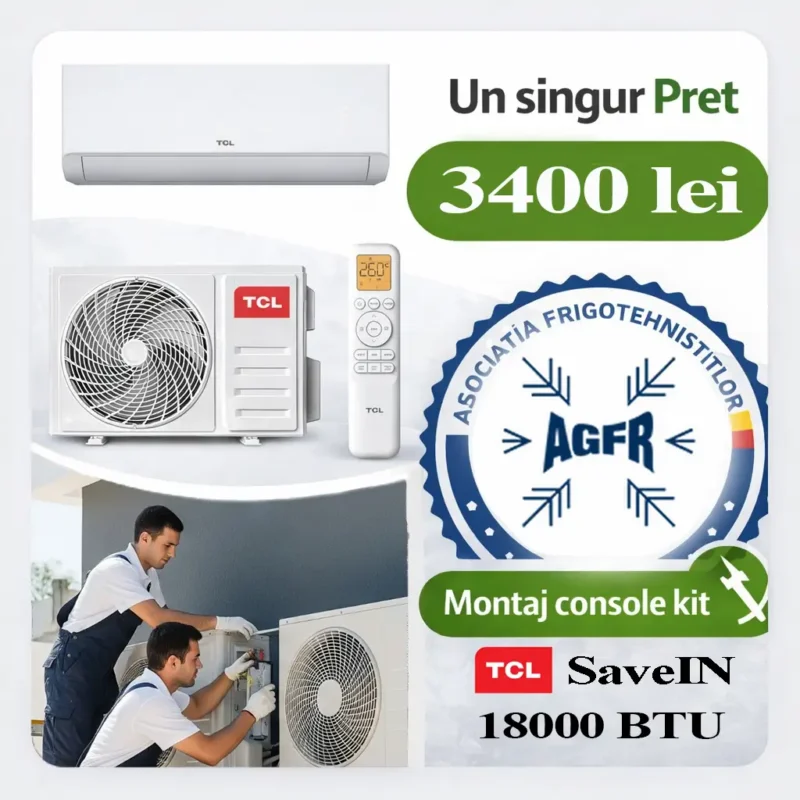 Oferta aer conditionat TCL SaveIN 18000 BTU A++ cu kit de instalare si montaj